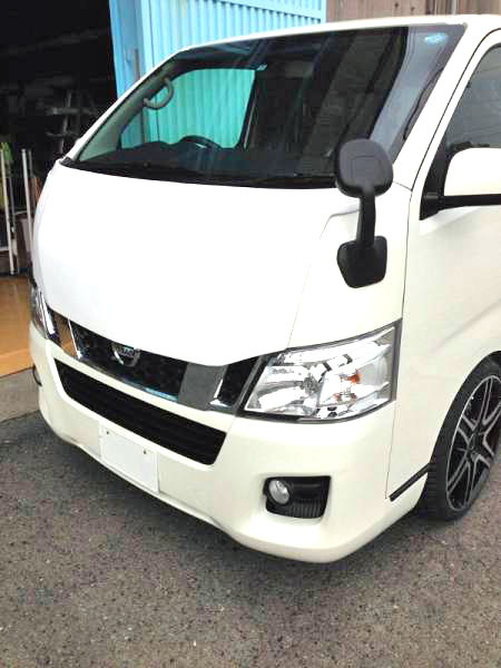 日産NV350キャラバンのバットフェイス